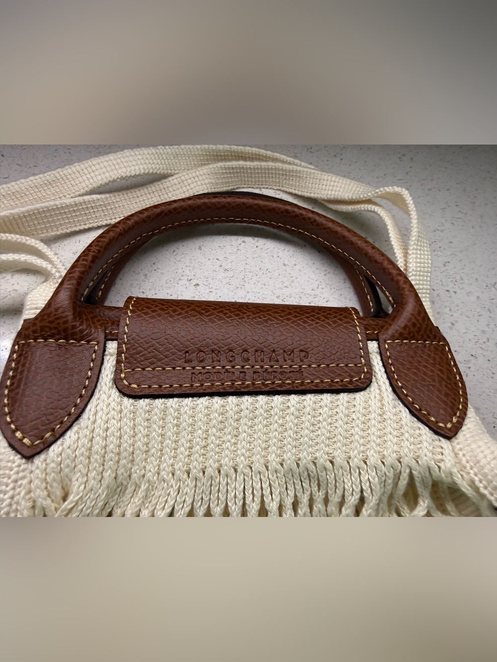 Longchamp Le Pliage Filet Bag - Picture 6 of 7